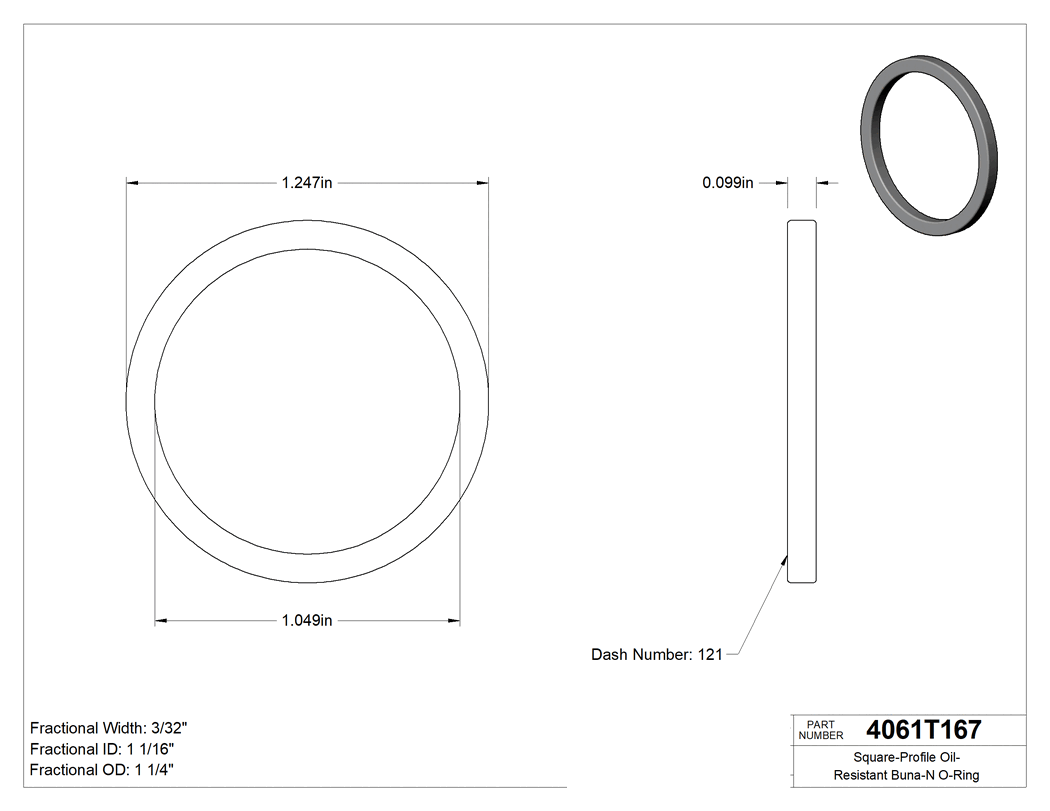 Technical drawing - 4061T167